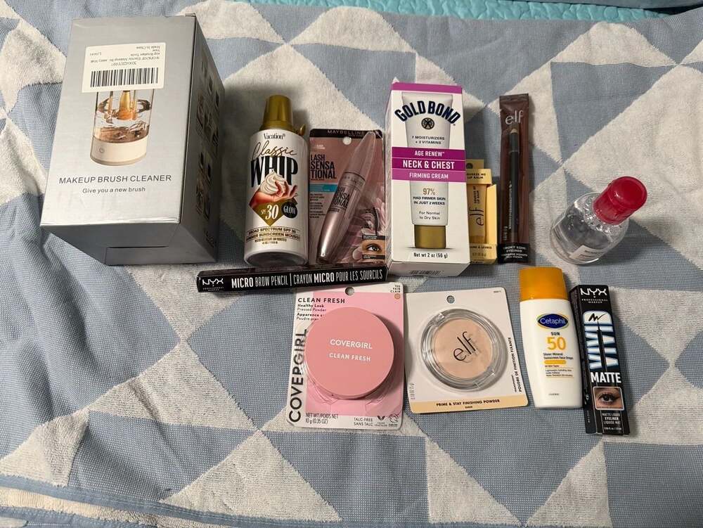 Makeup bundle and Electric Makeup Brush Cleaner